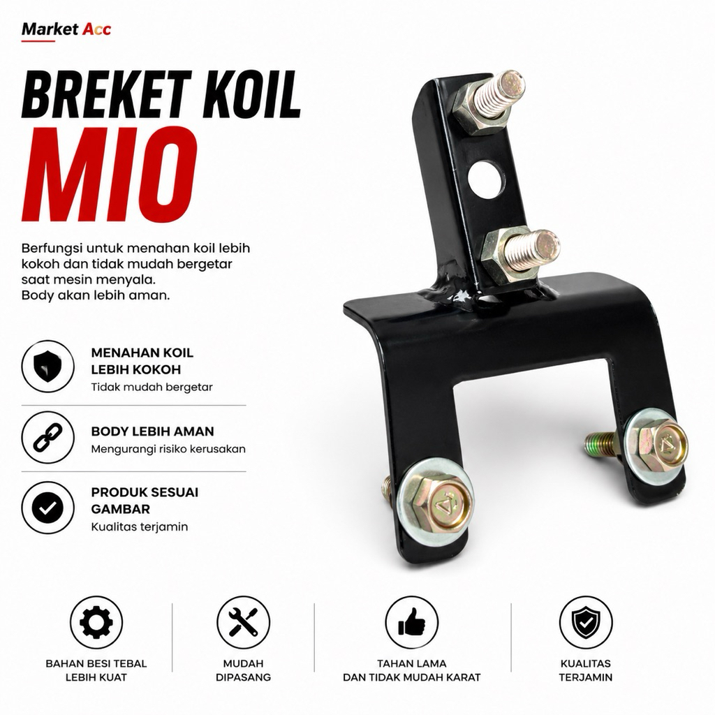 Breket koil mio Bracket Koil Mio smile Soul Fino
