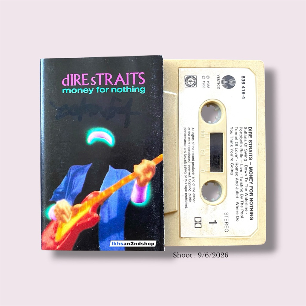 Kaset Pita Dire Straits - Money For Nothing
