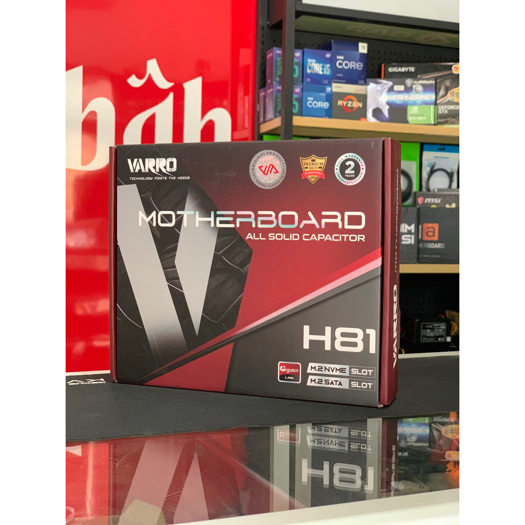 MOTHERBOARD / MOBO / MAINBOARD VARRO H81+ / B85 LGA 1150 NVME support