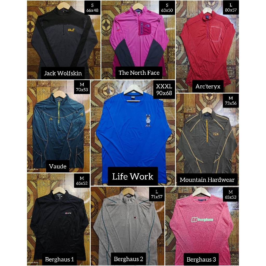 Baselayer Panjang Arc'teryx  - Salomon - Berghaus