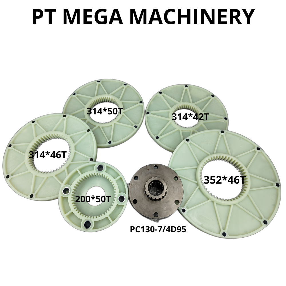 314*45T coupling plate, connecting glue, coupling, excavator spare parts