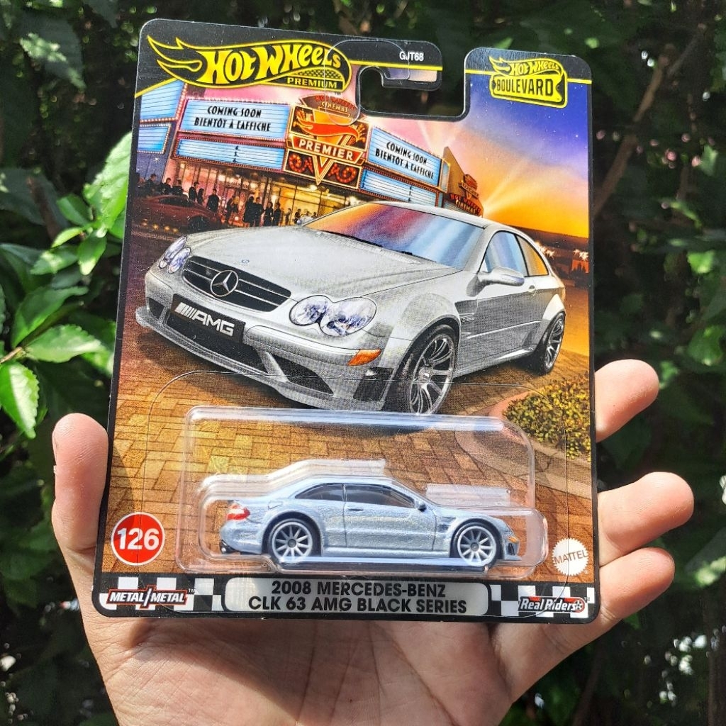 Hot Wheels Premium Boulevard Mercedes Benz 2008 CLK AMG Black Series