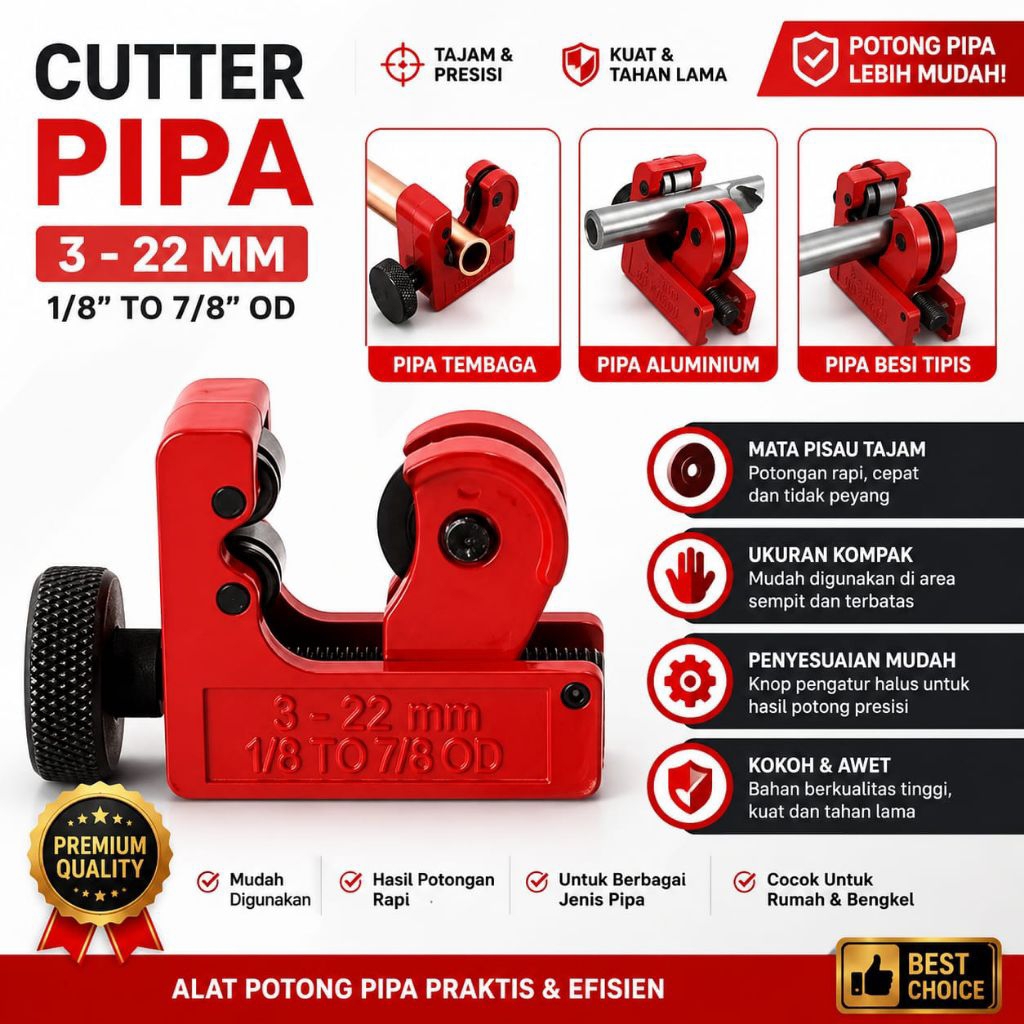 CUTTER PIPA MINI/PIPE TUBE CUTTER