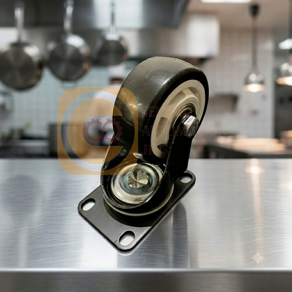Roda 2 inch Inch PU PVC + Bearing HEAVY DUTY Caster Troli Furniture