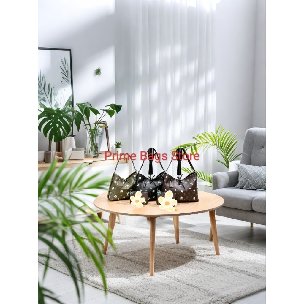 Prime Bags Store - Tas Hobo Wanita Tote bag Besar Mirror Vvip – Bahan Full Kulit Asli tebal  – Muat 