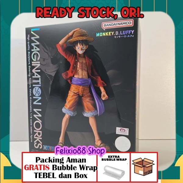 IMAGINATION WORKS MONKEY.D.LUFFY One Piece Action Figure 1/9 Imagination Works Monkey D. Luffy 17cm 