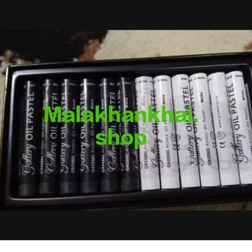 CRAYON GREEBEL ARTIS BLACK WHITE SATUAN