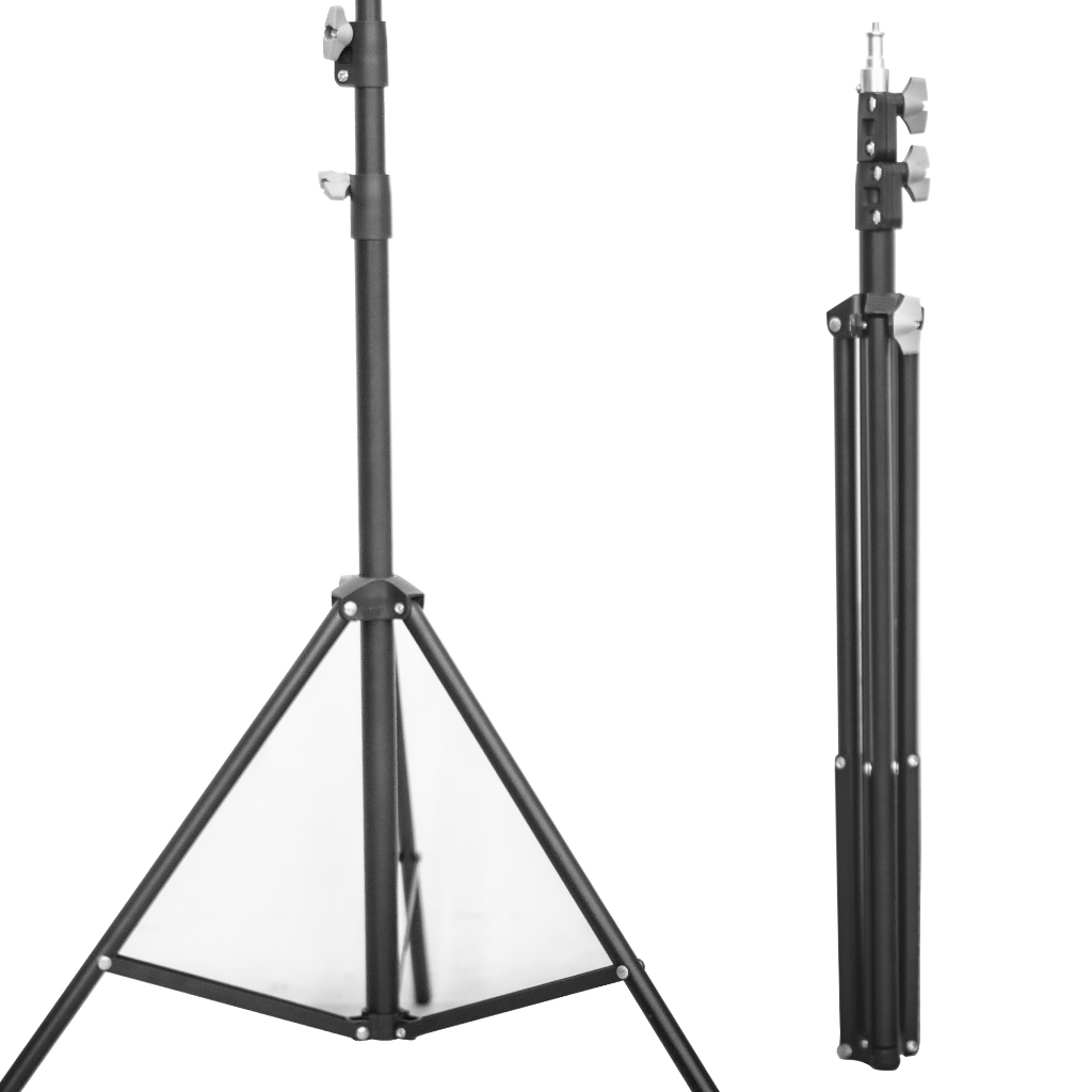 Tripod Stand 2,1 Meter Tripod Lampu Camera Holder Handphone
