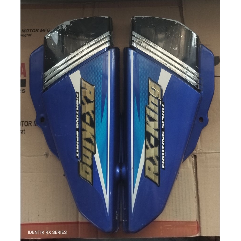 Box aki rx king biru 2003 cover side rx king 2003 biru original seken