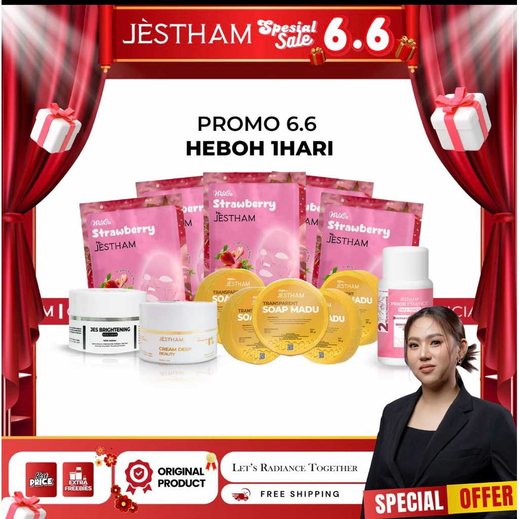 ReadyJestham Paket Skincare Lengkap