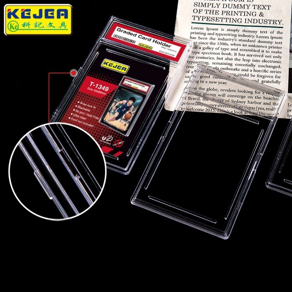 Kejea Psa Graded Card Pokemon /akrilik grading card 35pt