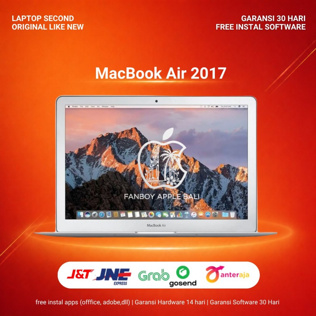 Macbook Air 2017 2025 13 Inch Ram 8GB SSD 128GB Second Berkualitas