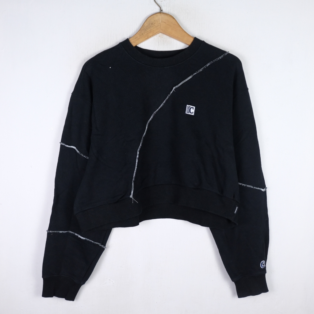CREWNECK COVERNAT CROP SWEATER CN56 SIZE L-XL