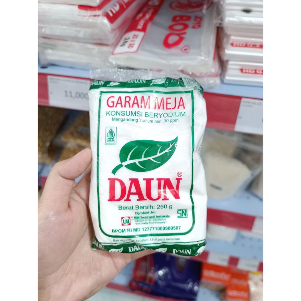 Garam Daun 250gram | Garam Meja Cap Daun 250gram