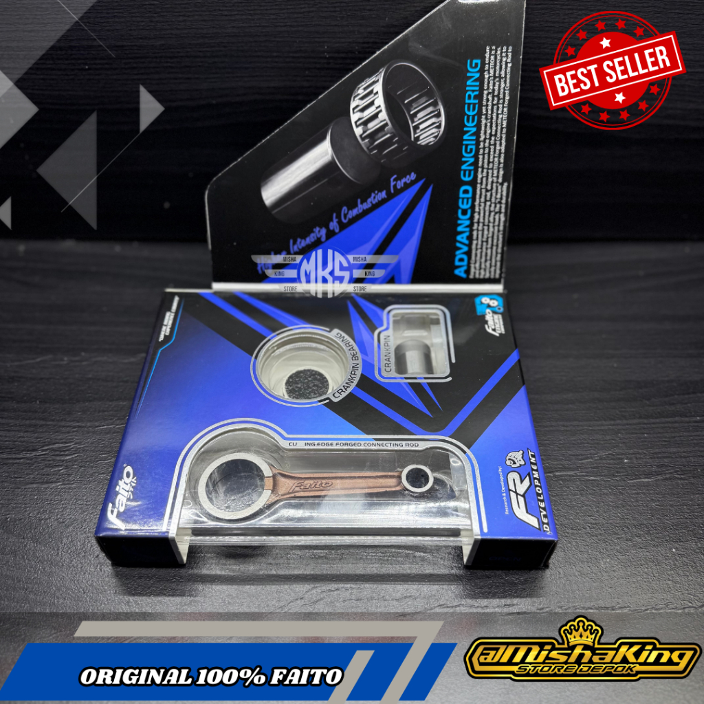 STANG SEHER RX KING FAITO RACING CONNECTING ROD RACING FAITO STANG PISTON RACING RX KING FAITO