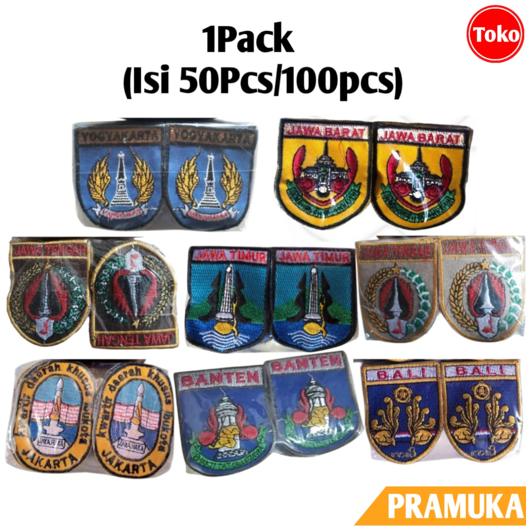 1Pack(Isi 100pcs) Bed Kwarda Jawa Bali Banten Jakarta Yogyakarta Bordir / Kwarda Bali / Kwarda Yogya