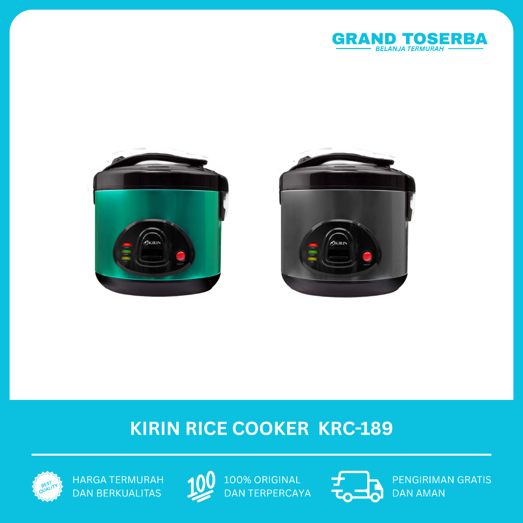 Kirin Rice Cooker KRC-189 2L