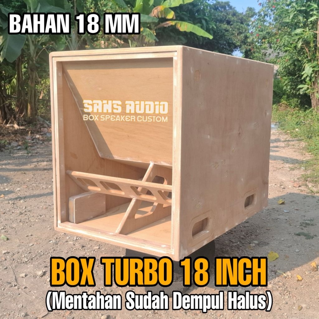 Box speaker turbo 18 inch