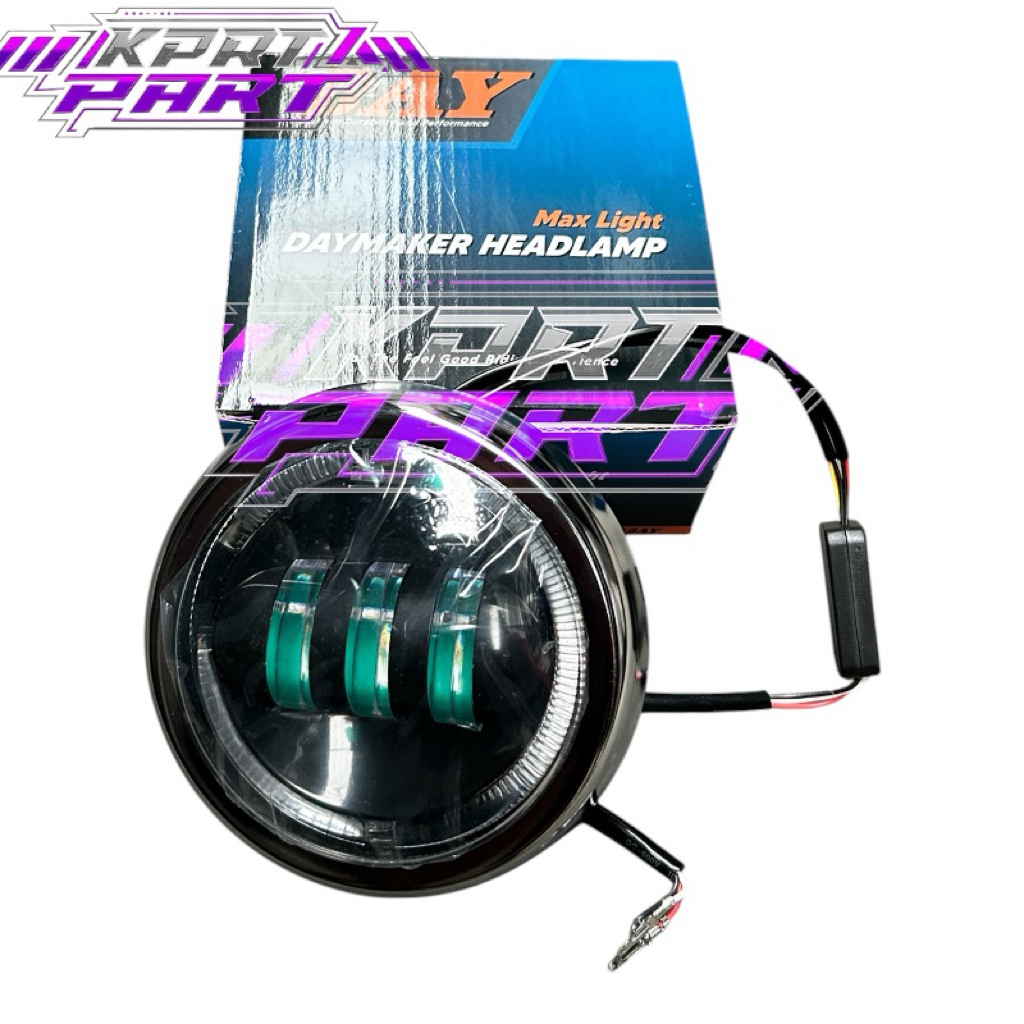Lampu Depan Daymaker Honda C70 LED 4.5 Inch Daymaker C70