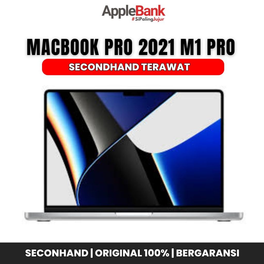 MacBook Pro 2021 14 Inch M1 Pro RAM 16GB SSD 512GB Second Terawat