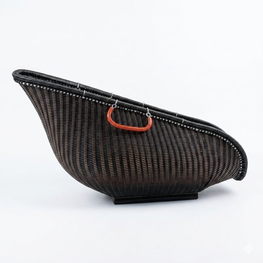 KISO AYAM BANGKOK BAHAN FIBER + FREE KARPET ( FULL HITAM)