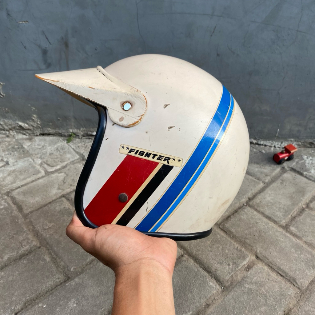helm fighter original istimewa