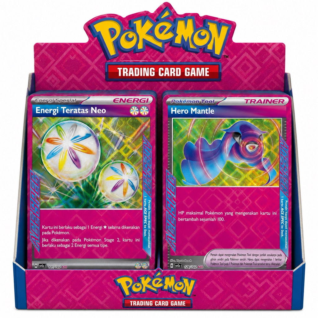 POKEMON TCG ACE SPEC ENERGI TERATAS NEO 141/142 HERO MANTLE 128/142