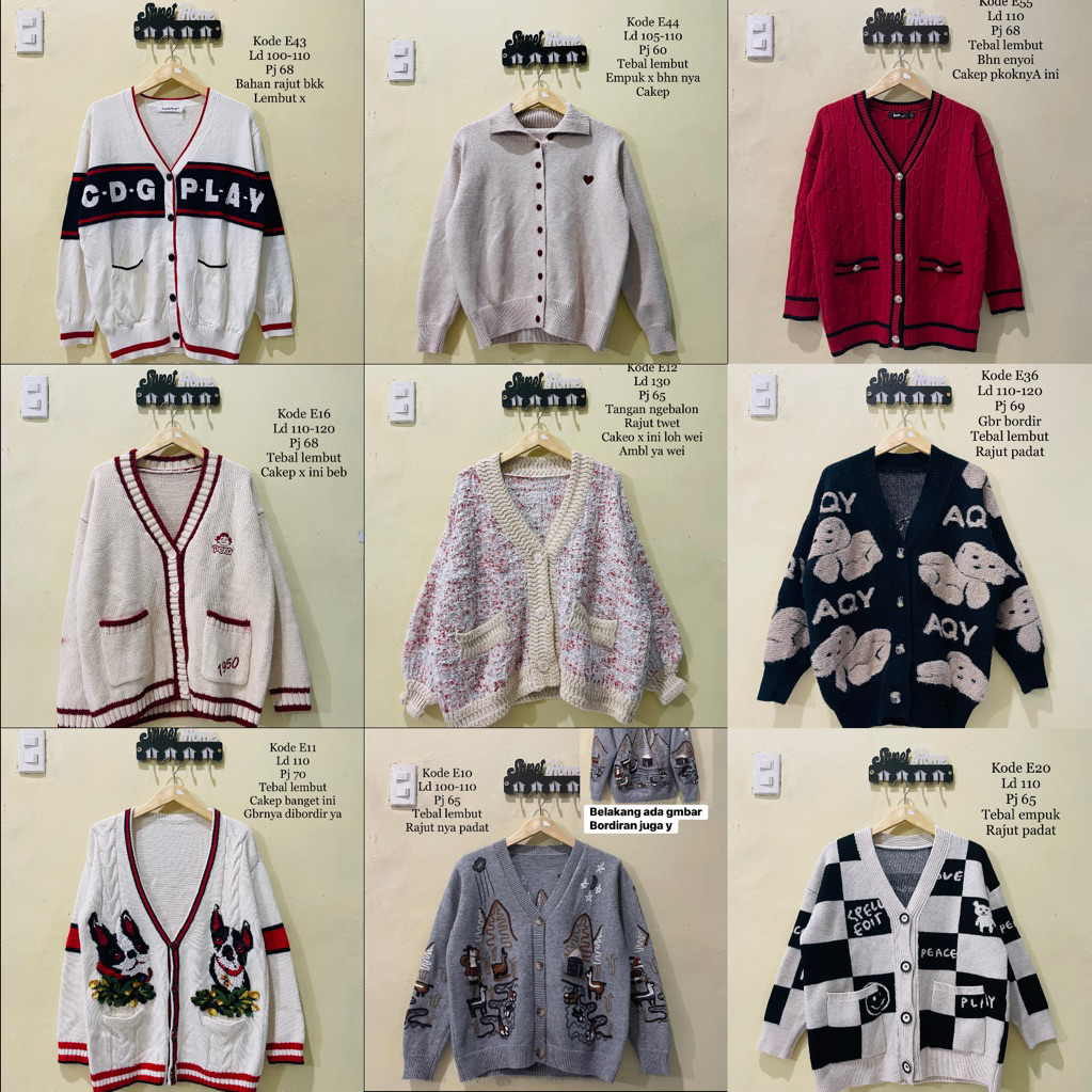 CARDIGAN KATALOG E