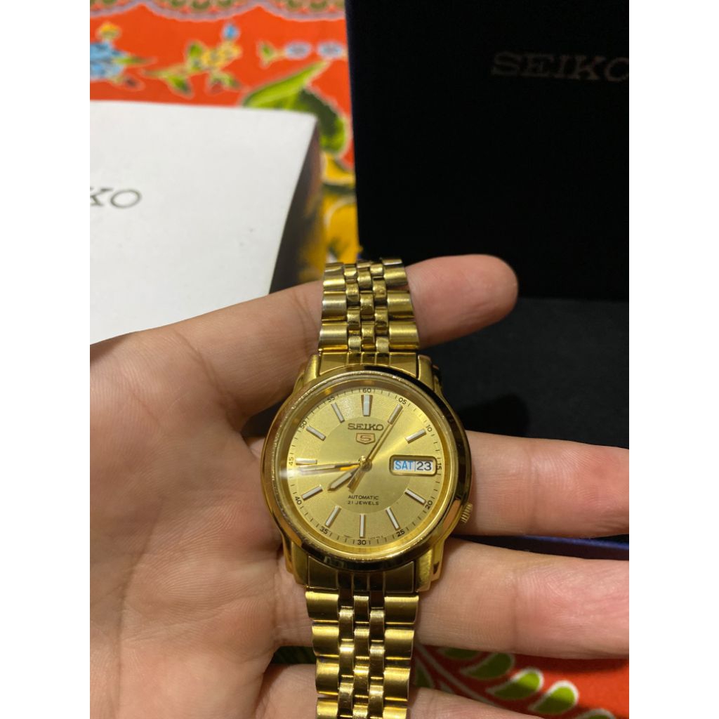 Seiko 5 7s26 Gold (Second) Full Original