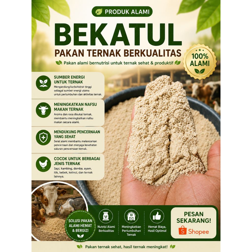 Bekatul murni 800 gram