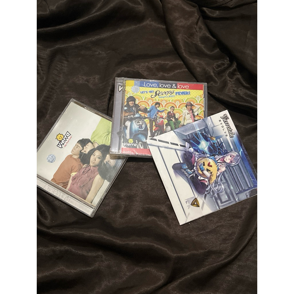 CD ALBUM VIERRA MY FIRST LOVE LOVE, LOVE & LOVE EVOLVE ORIGINAL