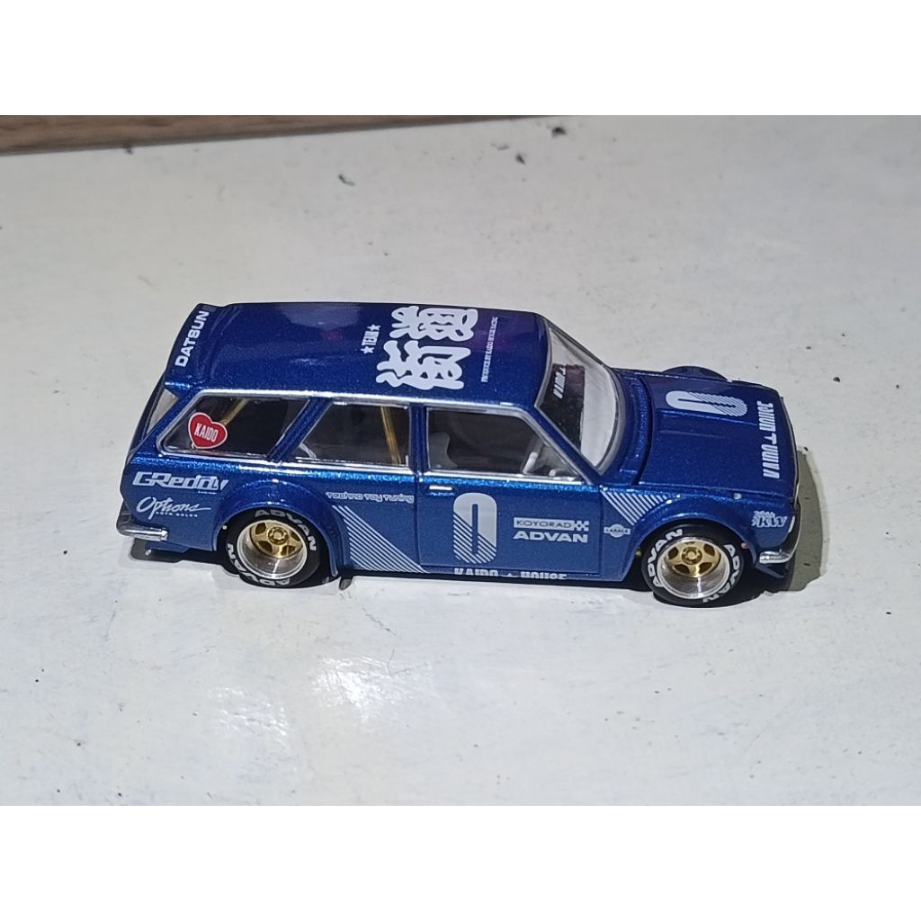 kaido house mini gt datsun 510 blue loose