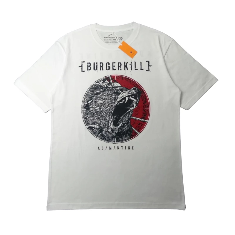 Bitchindustry T-Shirt Burgerkill Adamantine Japan Tour Kaos Musik Rock Metal Katun Combed S Sampai X