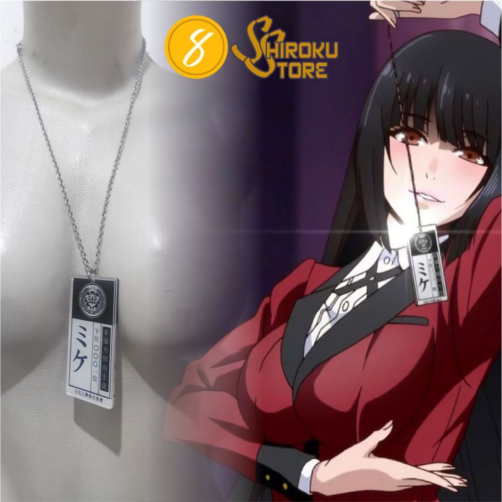 Kalung Cosplay Karakter Anime Kakegurui Jabami Yumeko Suzui Ryota / Aksesoris Kostum Mike Pochi Hous