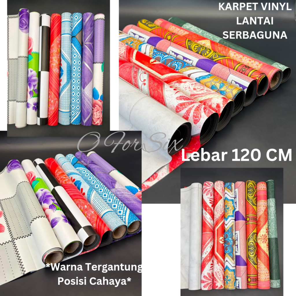 (OJOL)(ROLL) KARPET PLASTIK LANTAI/PERLAK LANTAI/MEJA/KARPET LANTAI PLASTIK LEBAR 1,2 METER(NEW2)