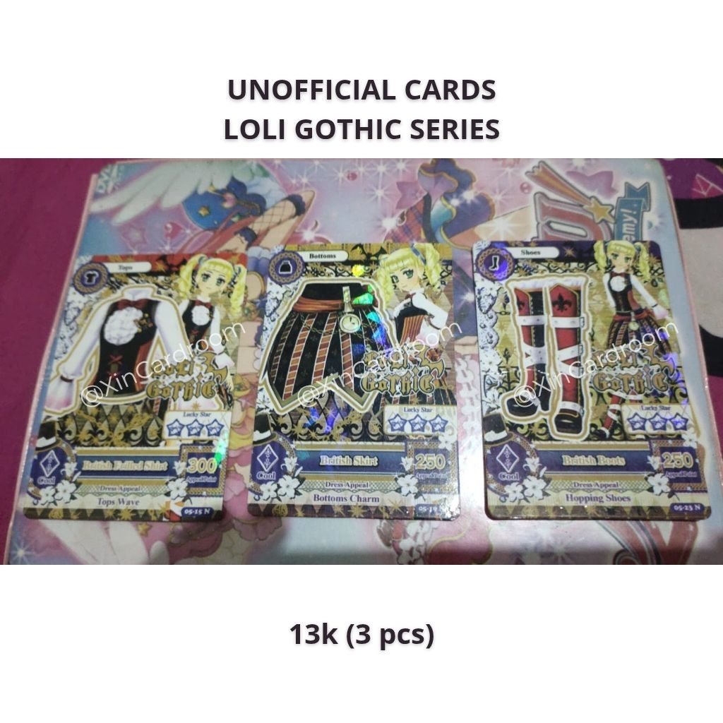 Aikatsu Unofficial Card | Replica / Fanmade Card | Loli Gothic Series Toudou Yurika