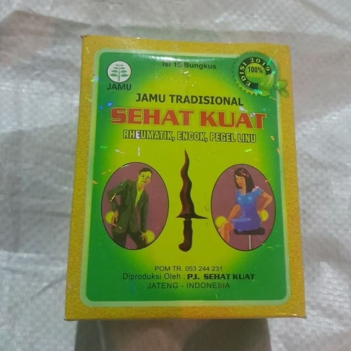 SEHAT KUAT SERBUK JAMU TRADISIONAL HERBAL ORI - 15 SASET