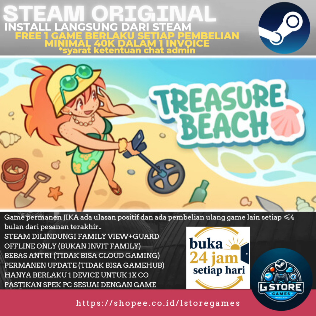Treasure Beach MAC Offline Game PC Original