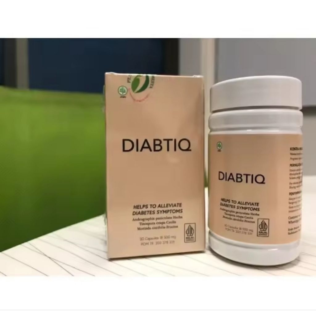 DIABTIQ OBAT DIABETES / KENCING MANIS KAPSUL GULA DARAH DIABTIQ TERBAIK