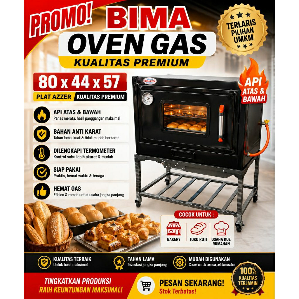OVEN GAS BIMA 8044