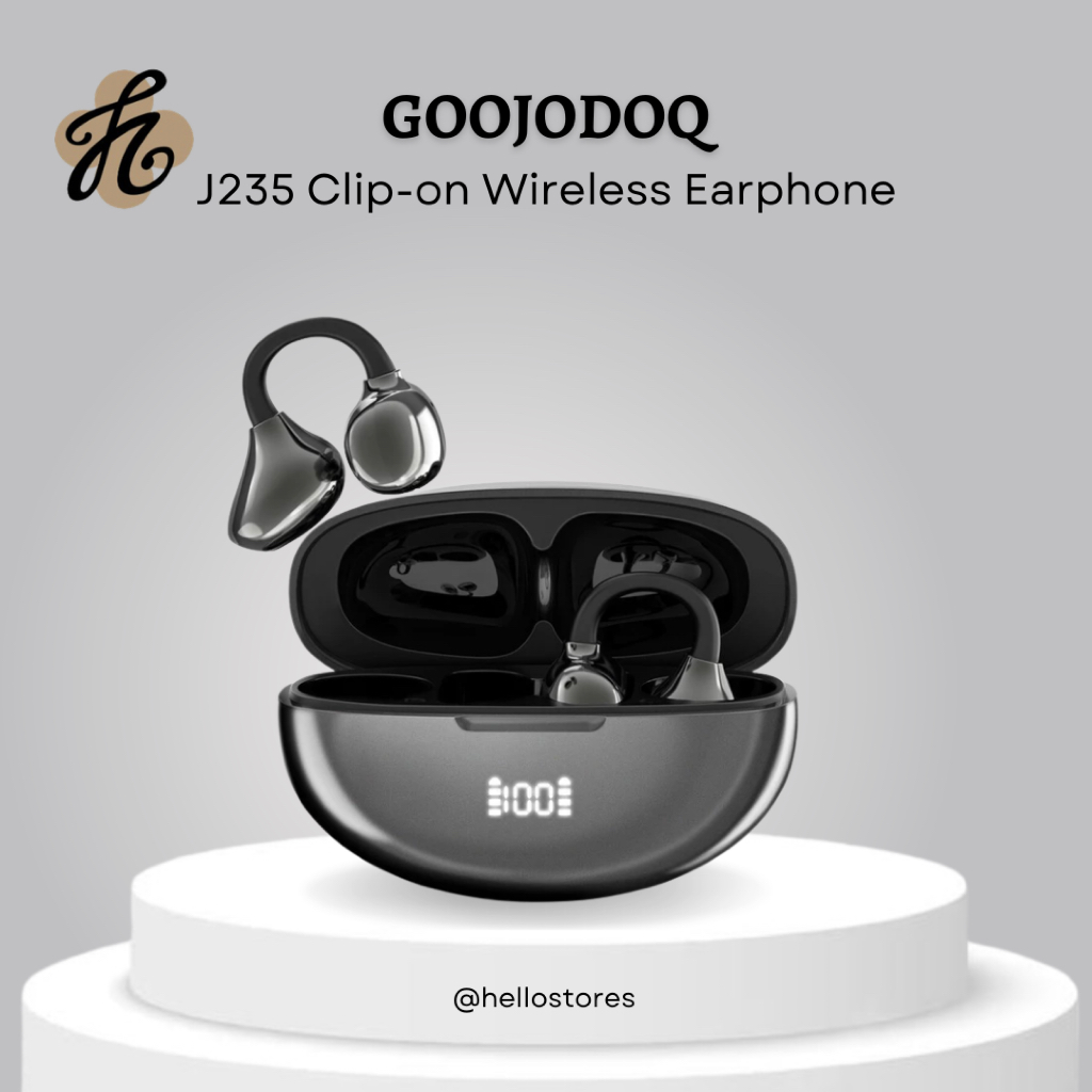 Goojodoq J235 Clip-on Wireless Earphone Bluetooth 5.3 / Goojodoq TWS