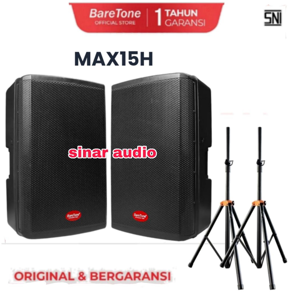 Speaker aktif 15 inch baretone max15h max 15h