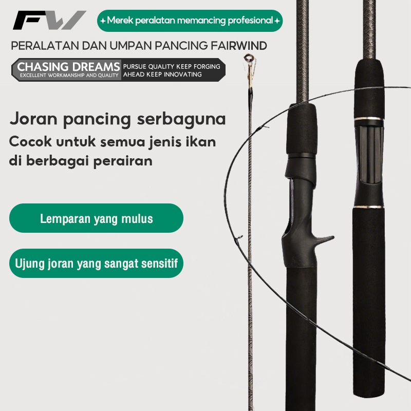 FW Joran Pancing Spinning Casting Fishing Rod Fishing Rod Baitcasting bc Road joran pancing karbon C