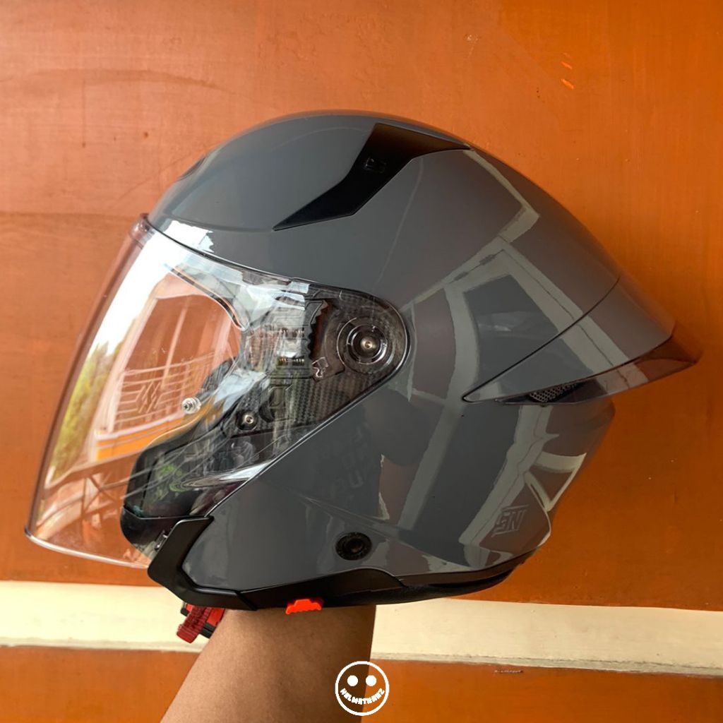 KYT TTR JET GREY GLOSSY 100% ORIGINAL | SECOND GOOD CONDITION