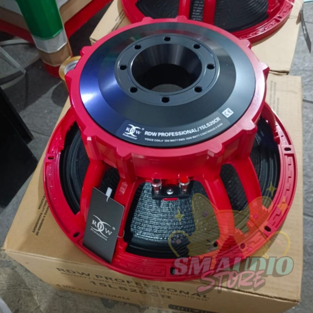 Speaker komponen 15" RDW 15LS20CR / speaker RDW 15 inch 15 Ls 20 CR voice coil 4 inch original
