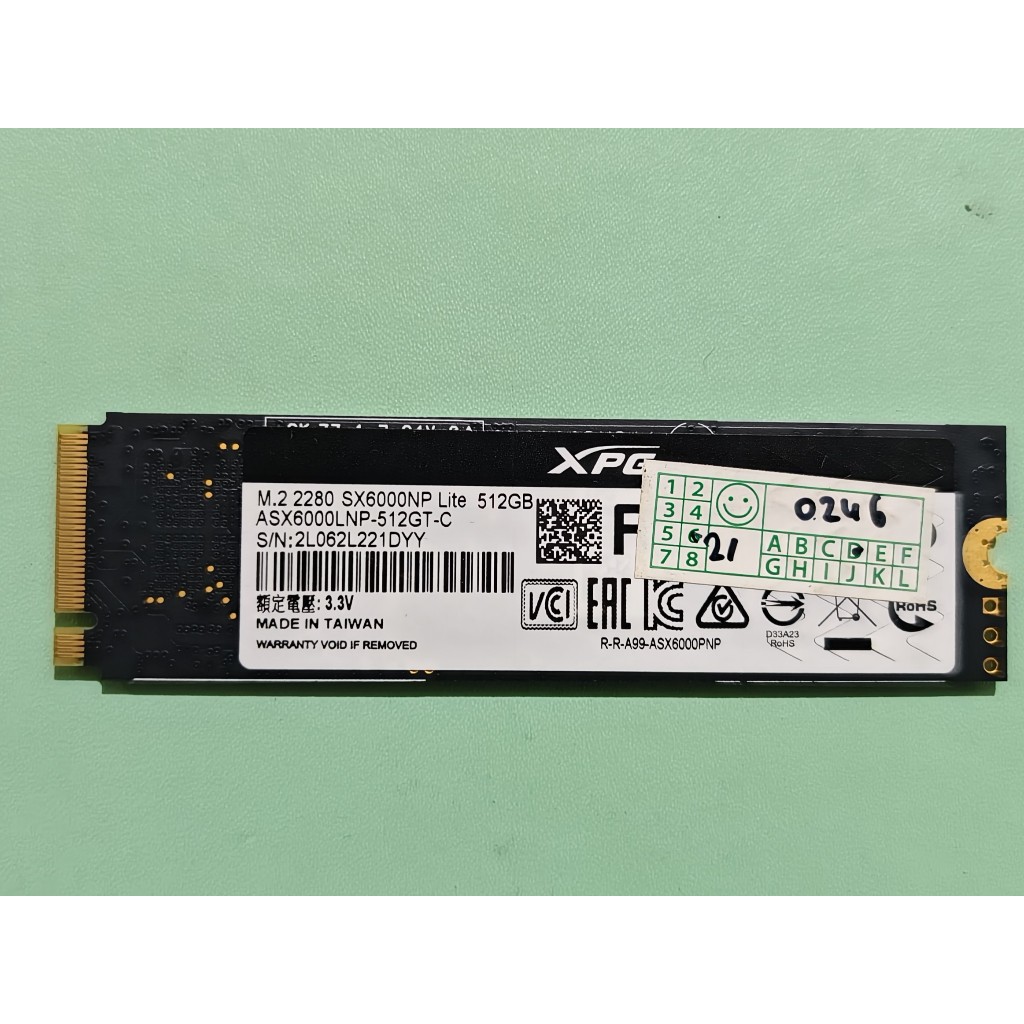 SSD Nvme Adata XPG sx6000 500gb