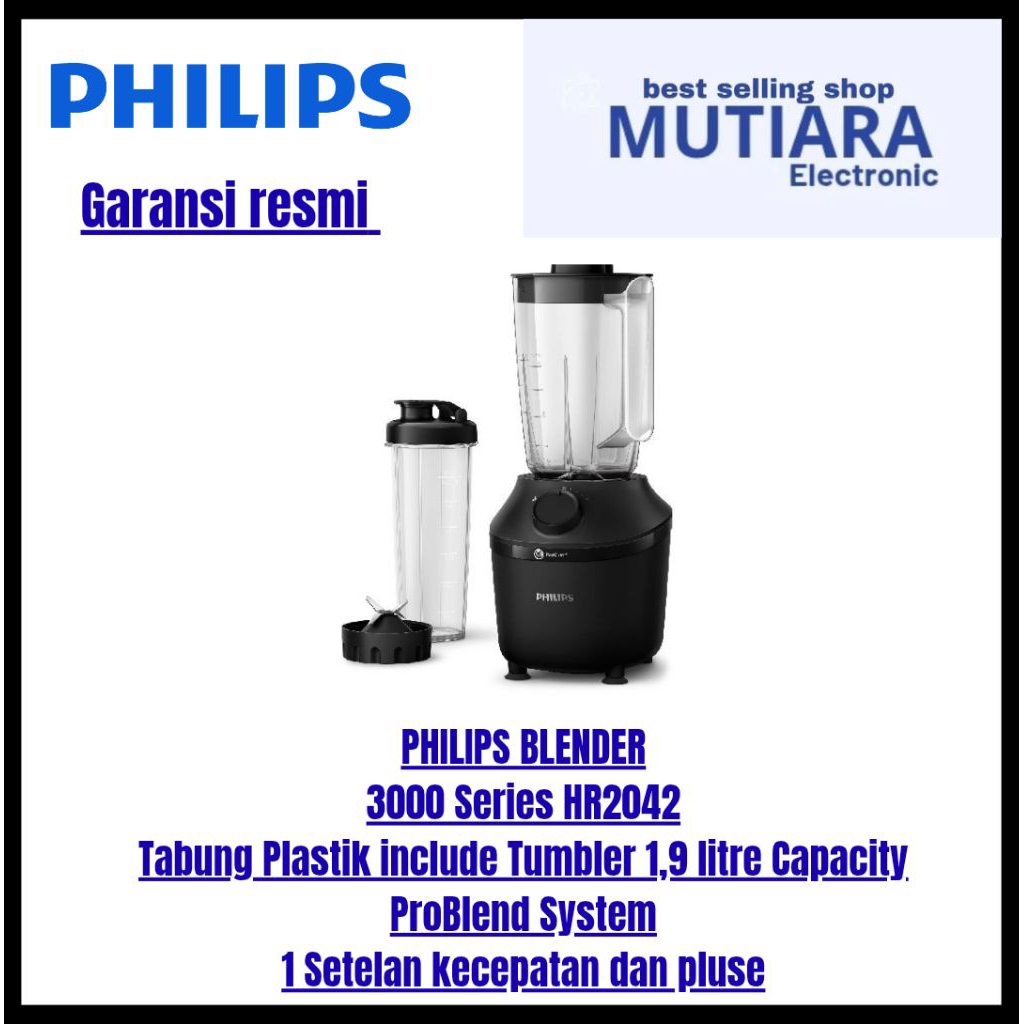 PHILIPS HR2042 / HR2042/41 BLENDER 1.9 liter