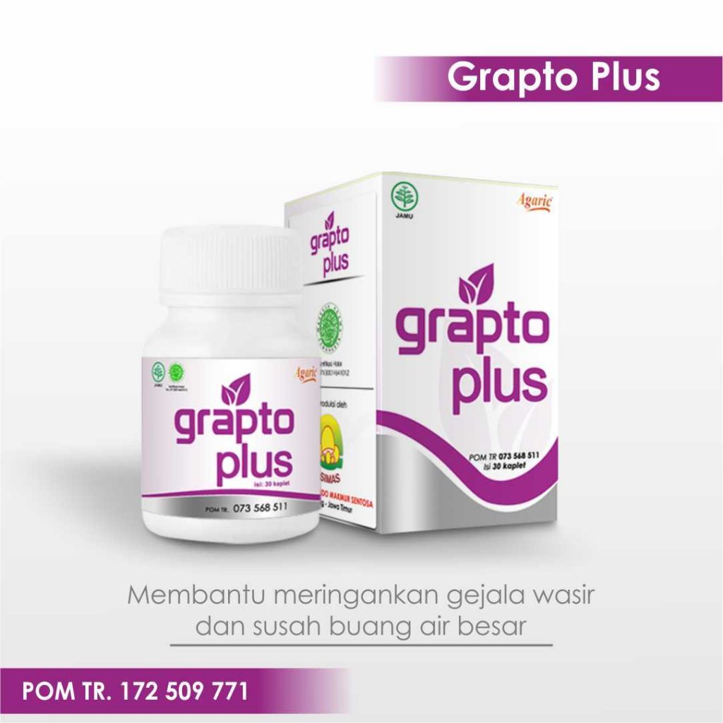 Grapto Plus Obat Wasir Luar Dalam Obat Herbal Ambeien