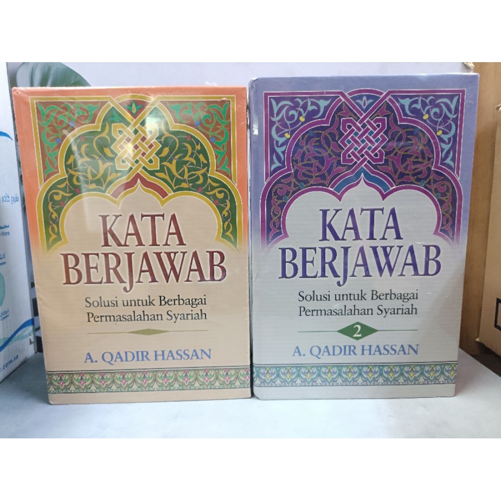 Buku Kata Berjawab karya A. Qadir Hassan (1Set 2 Jilid)