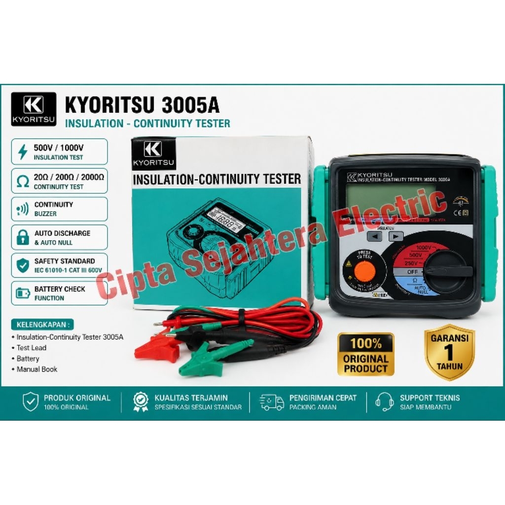 magger kyoritsu 3005a original